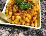 कॉर्न चाट(Corn chaat recipe in Hindi) रेसिपी चरण 3 फोटो