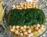 Foto del paso 2 de la receta: Espinacas con garbanzos