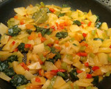 Foto del paso 1 de la receta: Sopa de pan con espinacas y bacalao
