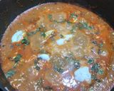 A picture of step 5 of Egg lababdar.