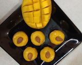 A picture of step 2 of Mango peda.