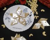 A picture of step 1 of Kaju Katli.