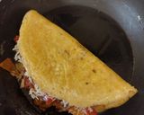 Foto del paso 3 de la receta: Omelette de peperonata con queso