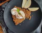 A picture of step 8 of Apple crumble.