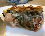 Foto langkah ke 4 dari resep Puff Pastry Salmon (Salmon en Croute/Salmon Wellington).