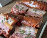 Une image de l'étape 4 de Soupe de tomates lard fumé et saucisses fumées.