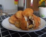 Foto langkah ke 12 dari resep Roti Goreng Pisang Coklat.