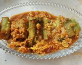 A picture of step 5 of Turai ki sabji.