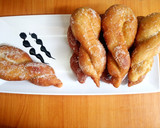 A picture of step 3 of Twisted Doughnuts.