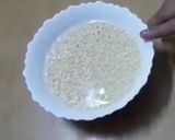 A picture of step 1 of Medhu vadai / Urad Vadai.