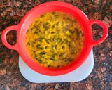 A picture of step 5 of Dal methi.