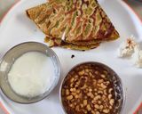 A picture of step 5 of Thalipeeth.