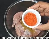 A picture of step 2 of Reshmi Chicken masala.