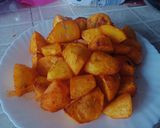A picture of step 3 of Rosemary potato wedges #authormarathon #localingredientscontest.