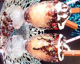 A picture of step 6 of Dalgona Shake and KitKat Shake.