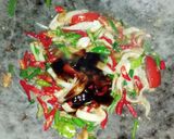 Foto langkah ke 5 dari resep Tumis Ikan Kembung Saus Tiram Jamur Tiram.