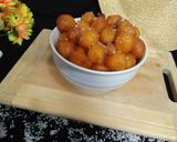 A picture of step 9 of Desi Rasgula 😃😃.