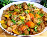 A picture of step 6 of Soya Chunks Chilli Manchurian In 2 Ways.
