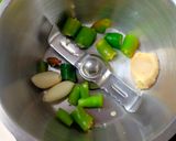 A picture of step 1 of Chutney for Khaman.