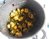 عکس مرحله 3 از دستور 🎀خورشت قورمه‌سبزی با مرغ و لوبیا چیتی