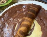 Une image de l'étape 10 de Crêpes 🥞 chocolat 🍫vanille🌰.