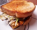 Foto del paso 7 de la receta: Sándwich de pimiento rojo, berenjenas y 2 ricas salsas..