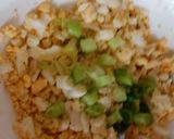 A picture of step 2 of My Egg,Spring onion and Soft Cheese mix#Breakfast#Lunch.