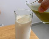 Hình bước làm 2 của món Matcha Latte