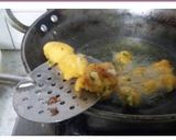 A picture of step 3 of Chessy laddu.