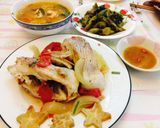 Hình bước làm 5 của món Cá điêu hồng hấp khế