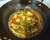 豆角燜麵的食譜步驟4照片