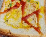 A picture of step 5 of Egg omelette sandwich.