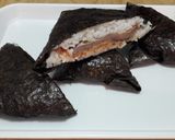 Pas rețetă Onigirazu (sandwich sushi) 10 fotografie