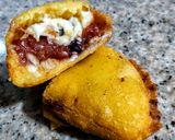 Foto del paso 5 de la receta: EMPANADA🥟Con Bocadillo, Arándanos🍒y Queso Costeño...❗