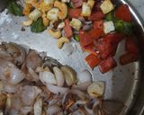A picture of step 3 of Shahi paneer.