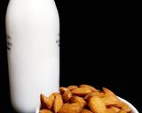 A picture of step 4 of Almond Milk- How to make vegan milk from scratch.