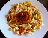 Foto del paso 2 de la receta: Cintas/ fideos caseros con croqueta de arroz