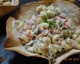 A picture of step 12 of Macaroni Salad سالاد ماکارونی.