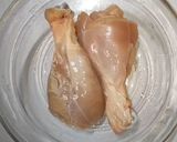A picture of step 1 of Chicken Leg piece pakora.