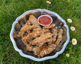 Une image de l'étape 4 de Nuggets de poulet fermier à l’avoine.