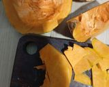 Foto langkah ke 1 dari resep Pumpkin Thai Dessert dengan Susu.