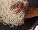 A picture of step 3 of Spicy Spaghetti.