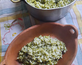 Foto del paso 5 de la receta: Dados de pechuga de pollo con arroz verde