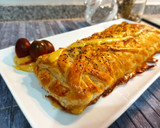 Foto del paso 4 de la receta: Trenza de pavo y extra de "cheese" 🧀🧀🧀🧀