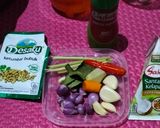 Foto langkah ke 2 dari resep Gulai daun singkong, kacang hijau dan telur puyuh.