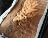 Pas rețetă Prăjitură cu 2 blaturi, cremă cu mascarpone, strat de gem cu nucă și glazură de ciocolată albă 7 fotografie