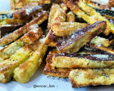 Foto del paso 6 de la receta: Bastones de berenjena y calabacín en airfryer a la miel