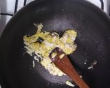 A picture of step 3 of Chicken Fried Rice.
