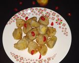 A picture of step 4 of Falhari Apple🍎pakoda (shivratri special).