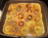 Foto del paso 5 de la receta: Tortilla cuadrada de pera y manzana